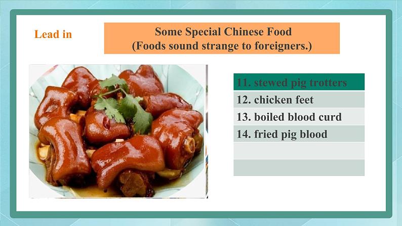 上外版2020高中英语必修二Unit 3 food Period 5 Moving Forward 课件第4页