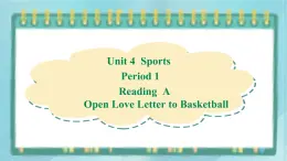 上外版2020高中英語(yǔ)必修二unit 4 sports period 1課件