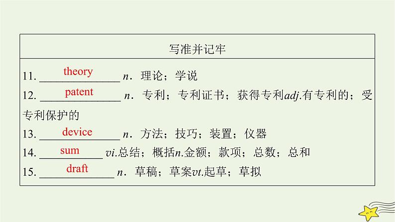(新高考)2023版高考英语一轮总复习 Unit 1 people of achievement课件 新人教版选择性必修第一册第6页