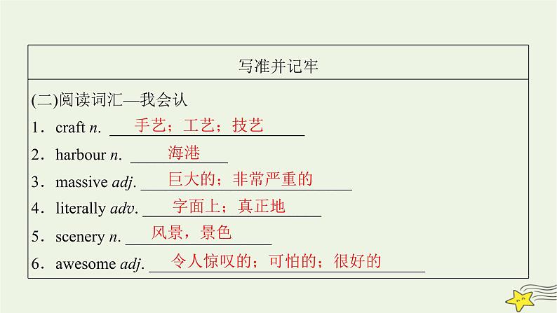 (新高考)2023版高考英语一轮总复习 Unit 4 journey across a vast land课件 新人教版选择性必修第二册第7页