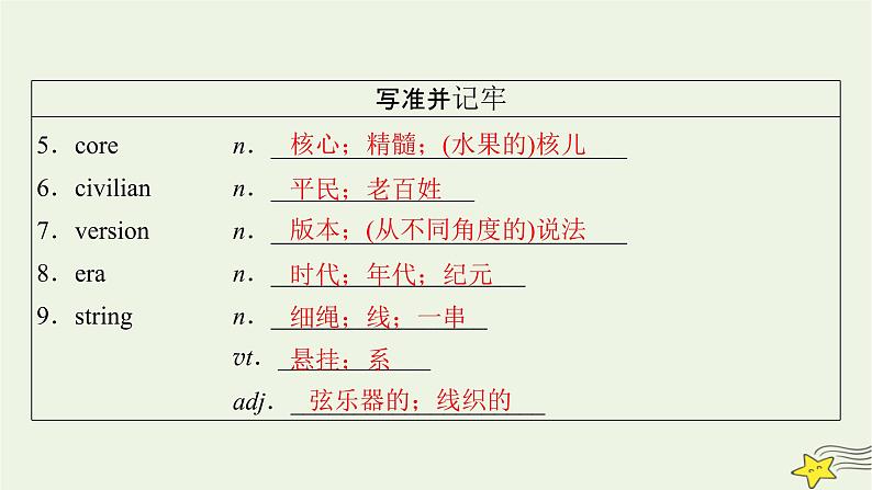 (新高考)2023版高考英语一轮总复习 Unit 5 poems课件 新人教版选择性必修第三册第7页