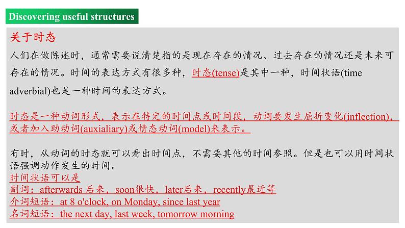 Unit 2 Period 3 Discovering useful structures(课件)-2022-2023学年上学期高一英语同步教学备课件(人教版新教材必修第一册)第3页