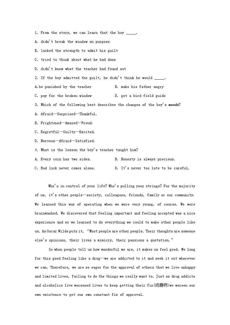 2020_2021学年高中英语寒假作业Unit1B卷含解析外研版选择性必修第一册03
