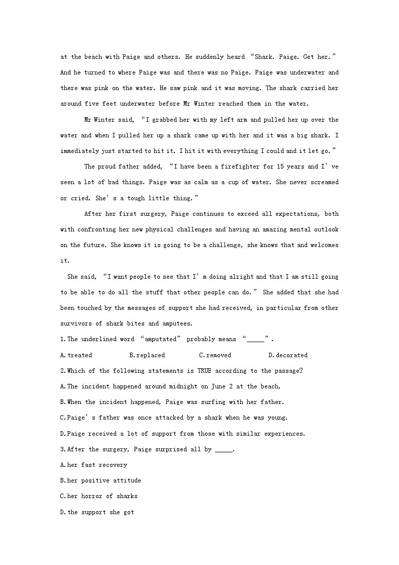 2020_2021学年高中英语寒假作业Unit3B卷含解析外研版选择性必修第一册_第3页