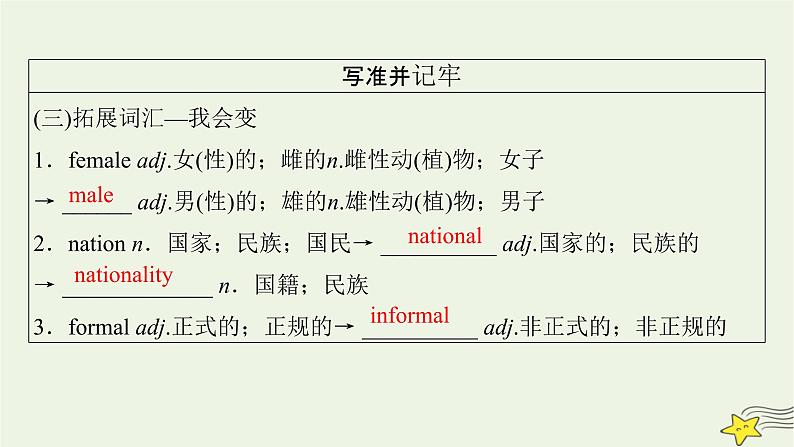 (新高考)2023版高考英语一轮总复习 Welcome Unit课件 新人教版必修第一册第8页
