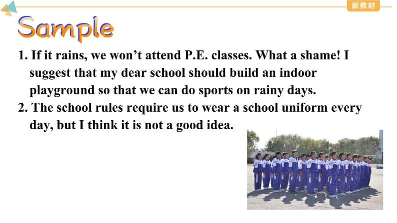 Unit 1 A new start Presenting ideas and Reflection第8页