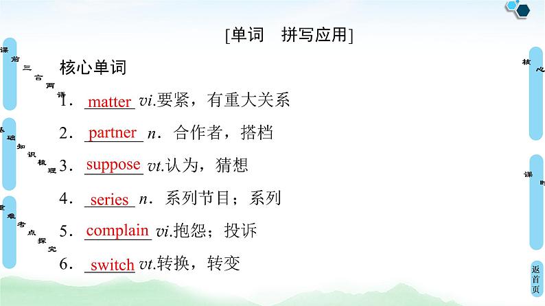 高考英语一轮复习1 unit 1 lifestyles课件06