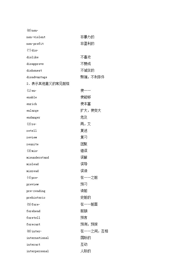 北师大版高中英语必修第二册unit5 humans and nature sectionⅱ突破语法大冲关学案02