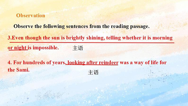 人教版 2019 高中选择性必修1英语 Unit3 Fascinating parks Period 3 Discover useful structures 课件第3页