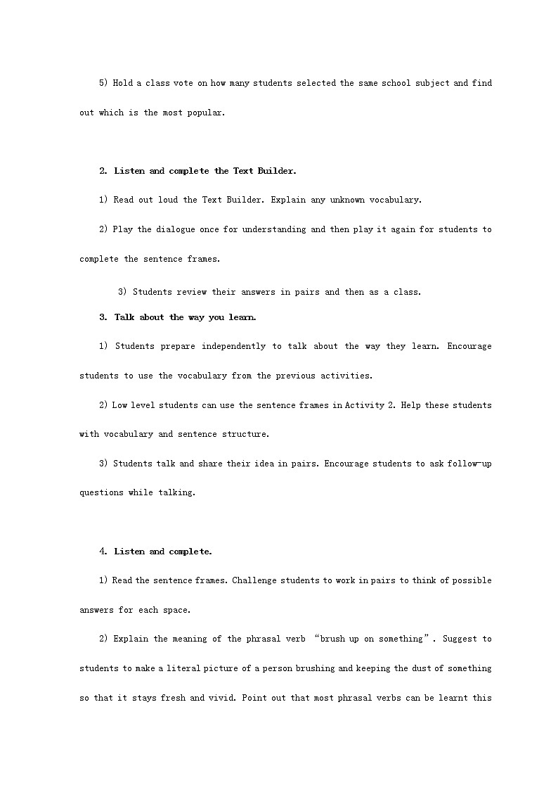 2022秋新教材高中英语Unit9LearningTopicTalk教案北师大版必修第三册02