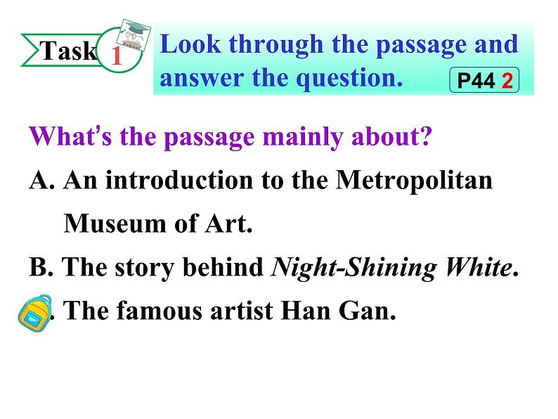 外研版必修三Unit 4 Amazing artDeveloping ideas.PPT(共28张)07