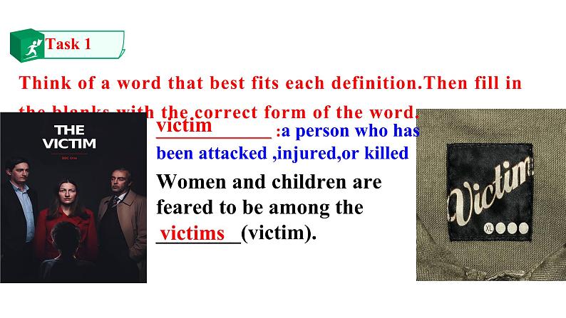 高中英语选择性必修二 Unit5 First aid Period 2 Build up your vocabulary课件07