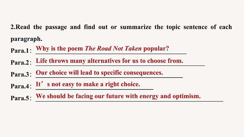 高中英语选择性必修四 Unit 1 Period Three Using language & Developing ideas课件第4页