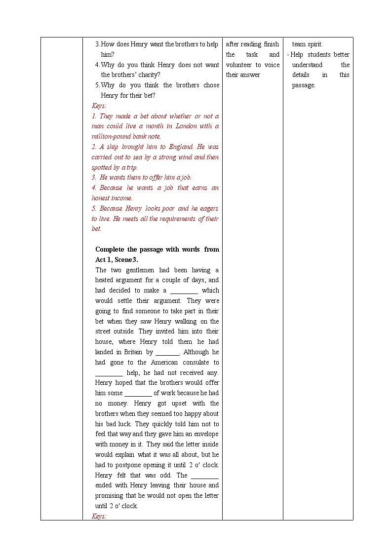 高中英语必修三 Unit 5 Period 2 Reading and Thinking教案第3页