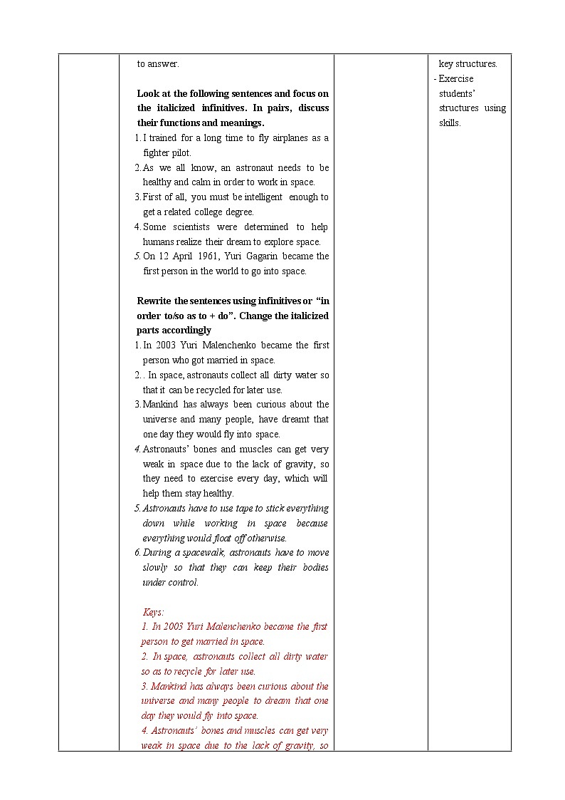 高中英语必修三 Unit 4 Period 3 Discovering Useful Structures教案03