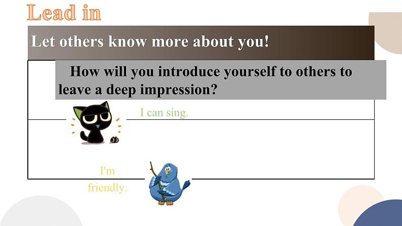 人教版高中英语必修第一册 Welcome Unit Reading for Writing & Building Up Your Vocabulary 课件PPT02