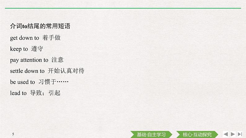 高中英语必修一 Section Ⅵ The Rest Parts of the Unit课件第5页