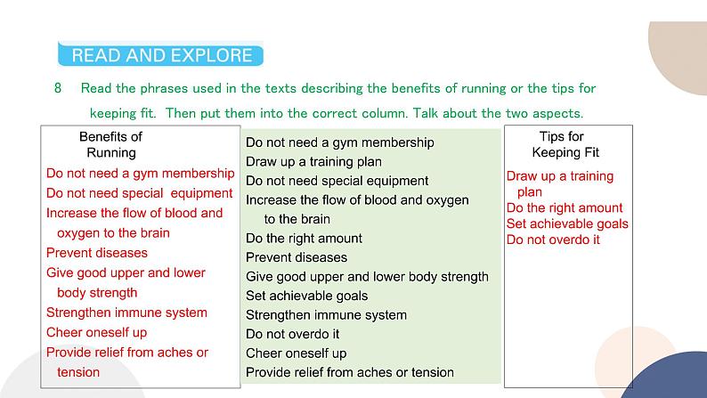 北师大版高中英语必修第一册 UNIT 2 LESSON 3(课件PPT)08
