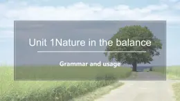 牛津译林版英语必修第三册U1 Grammar and usage 课件