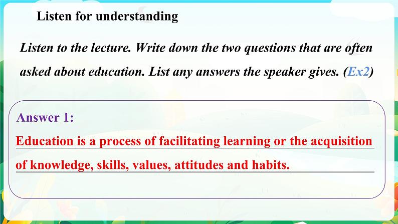Unit 5 Lesson 2 The Objectives of Education 课件-2022-2023学年高中英语北师大版(2019)选择性必修第二册第7页