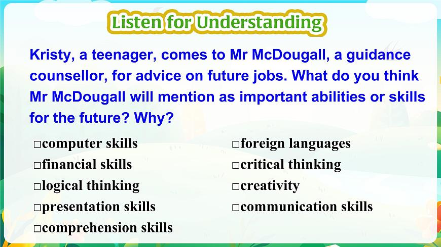 Unit 7 Lesson 2 Career Skills課件-2022-2023學(xué)年高中英語(yǔ)北師大版（2019）選擇性必修第三冊(cè)第7頁(yè)