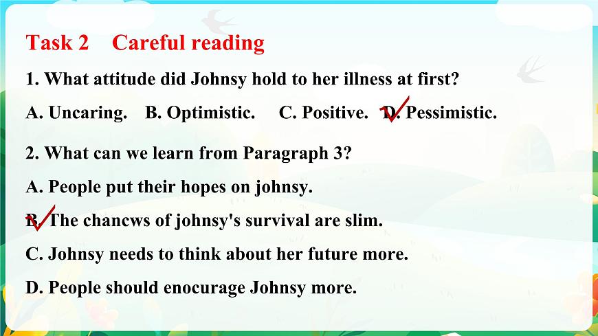 Unit 8 Lesson 1 The Last Leaf課件-2022-2023學年高中英語北師大版（2019）選擇性必修第三冊第8頁