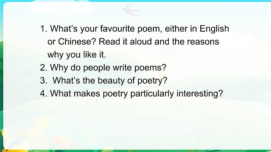 Unit 8 Lesson 2 Poetry課件-2022-2023學(xué)年高中英語(yǔ)北師大版（2019）選擇性必修第三冊(cè)第4頁(yè)