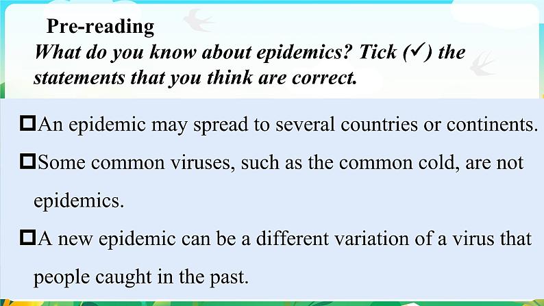 Unit 9 Lesson 3 Epidemics Explained课件-2022-2023学年高中英语北师大版(2019)选择性必修第三册06