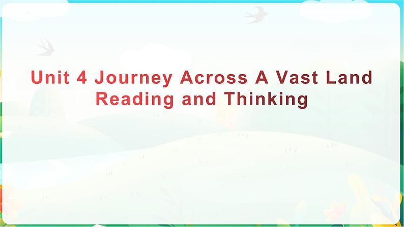 Unit4 Reading and Thinking课件-2022-2023学年高中英语人教版(2019)选择性必修第二册第1页
