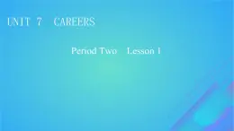 2022秋新教材高中英语Unit7CareersPeriod2Lesson1EQ：IQ课件北师大版选择性必修第三册