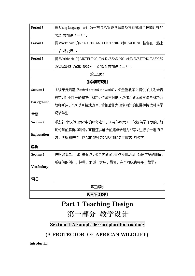必修4 Unit 1 Women of achievement 教案03