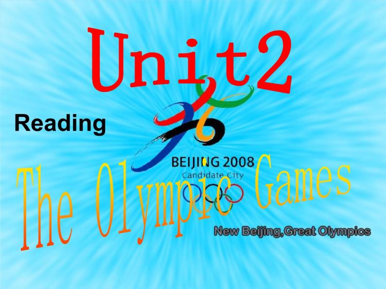 高中英语必修二Unit 2 The Olympic Games Reading 课件301