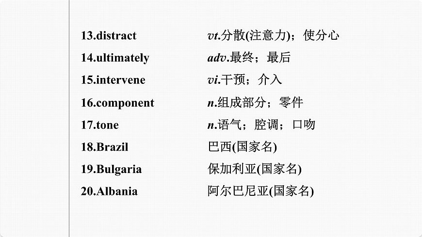 (新高考)高考英語一輪復(fù)習(xí)課件第1部分 教材知識解讀 選擇性必修第一冊 Unit 4 Body Language (含詳解)第6頁