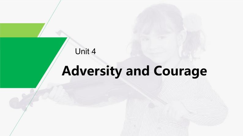 (新高考)高考英语一轮复习课件教材知识解读 选择性必修第3册　Unit 4　Adversity and Courage (含答案)01
