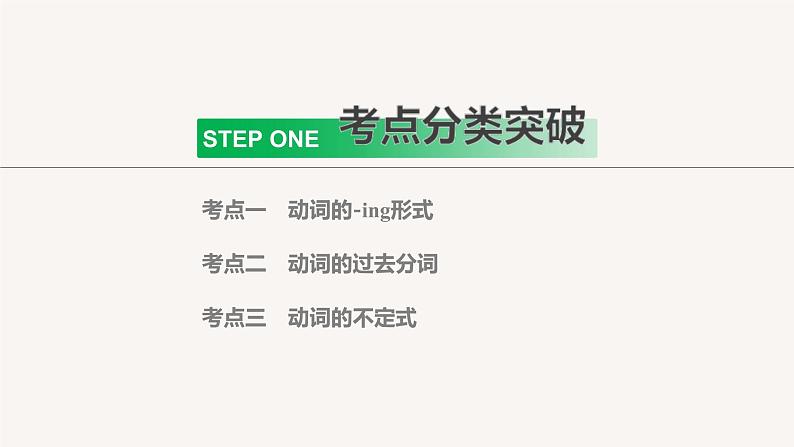 (新高考)高考英语二轮复习课件语法专项突破 专题1 第2讲 非谓语动词 (含答案)04