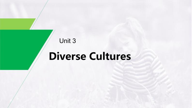 (新高考)高考英语一轮复习课件教材知识解读 必修第3册　Unit 3　Diverse Cultures (含答案)01