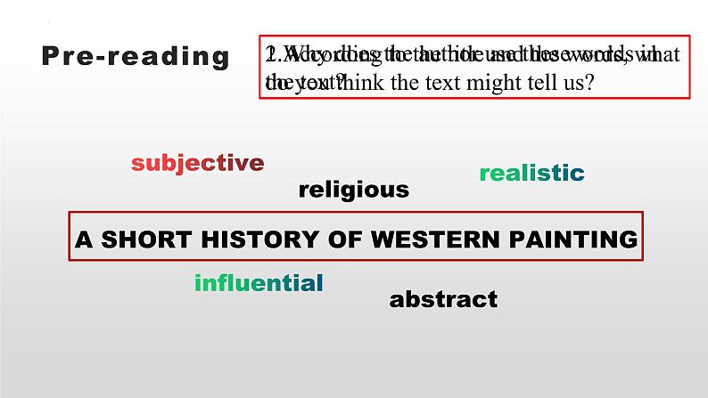 2022-2023学年高中英语人教版(2019)选择性必修第三册 Unit 1 Reading and thinking 课件第3页