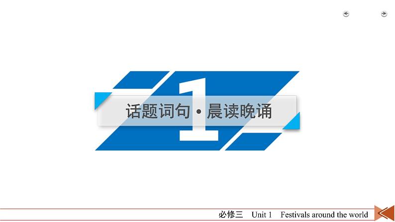 (人教版)高考英语一轮复习课件 必修3 Unit 1 (含详解)第3页