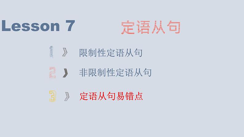 【讲语法】12 定语从句(三)定语从句易错点高考英语语法知识点梳理课件(全国通用)第1页