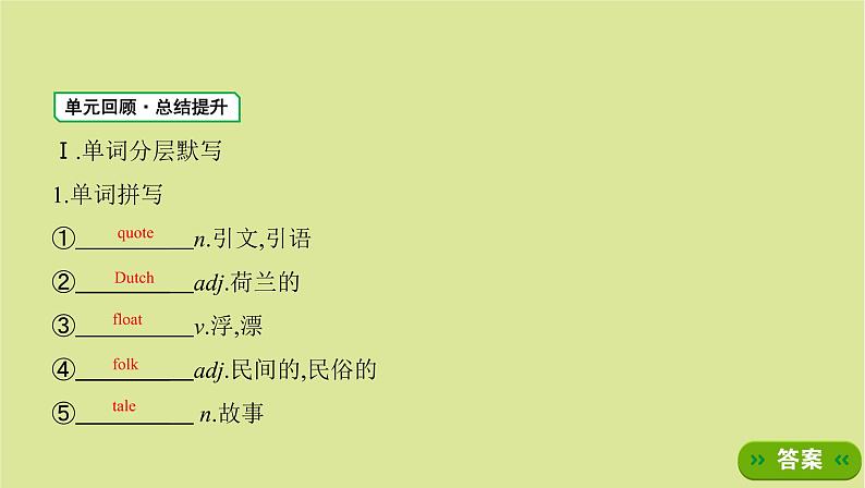 外研版高中英语选择性必修第一册unit4 meeting the muse sectionⅶ expanding your world课件第2页