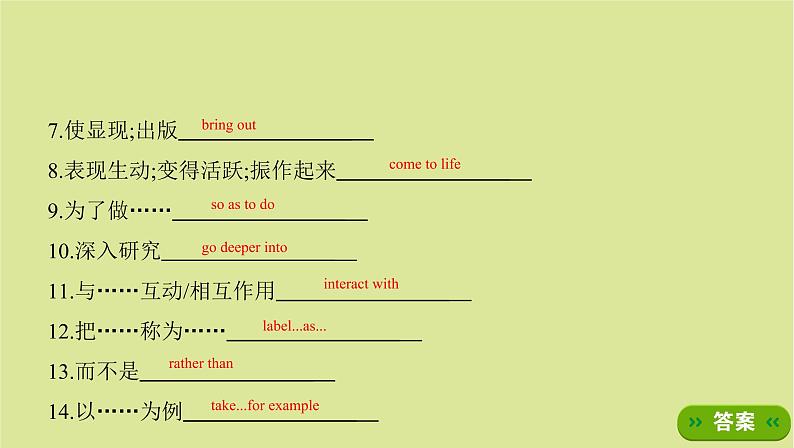 外研版高中英语选择性必修第一册unit4 meeting the muse sectionⅶ expanding your world课件第8页