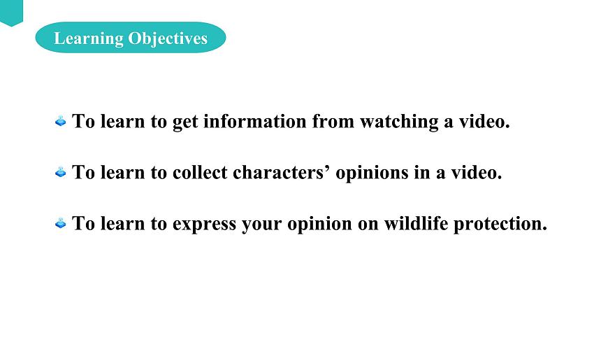 Unit 2 Wildlife protection 2.4 Video Time 課件第3頁
