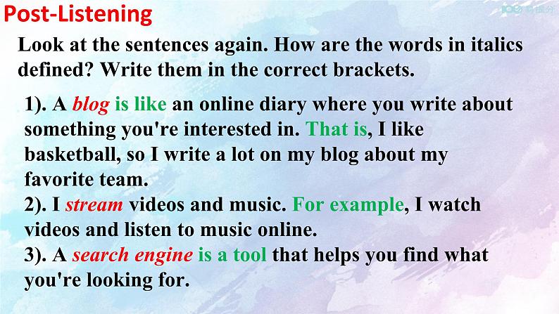 Unit 3 The internet Listening and Speaking 课件第8页