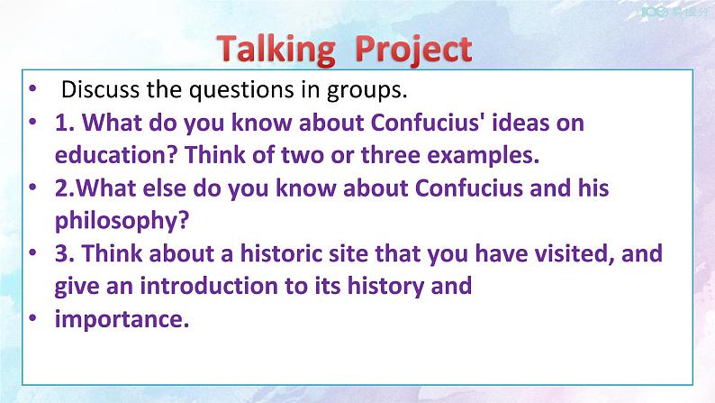 Unit 4 History and traditions Speaking Talking 课件第8页