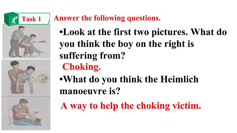 Unit 5 First Aid Period 5   课件03