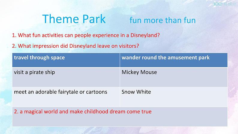 Unit 3 Fascinating Parks Using language 2 课件第3页