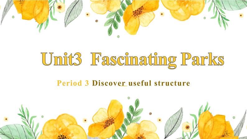 Unit3 Fascinating Parks语法课件PPT第3页