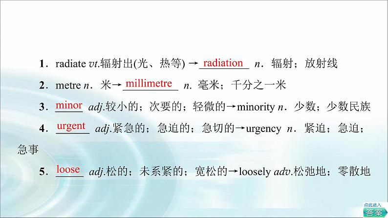 人教版高中英语选择性必修第二册UNIT 5 教学 知识细解码课件第2页