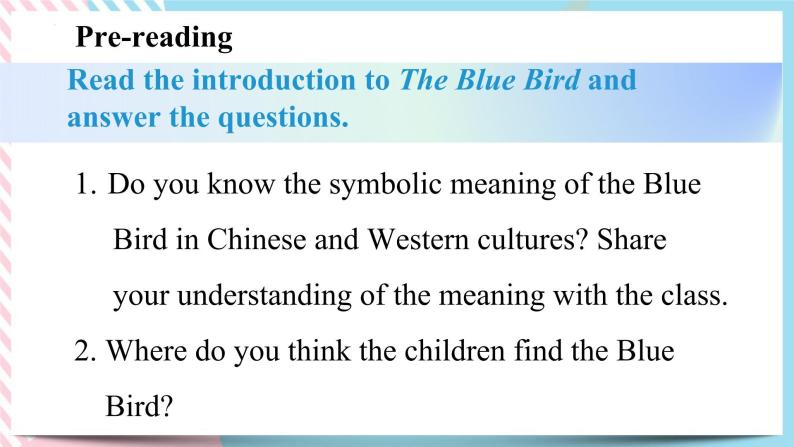 Unit 2 Lessons in Life Developing ideas Reading 课件07