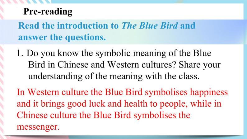Unit 2 Lessons in Life Developing ideas Reading 课件08